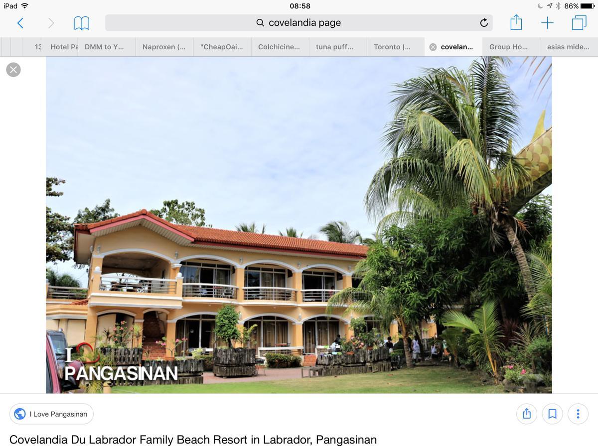 Covelandia Du Labrador Beach Resort Alaminos Exterior photo